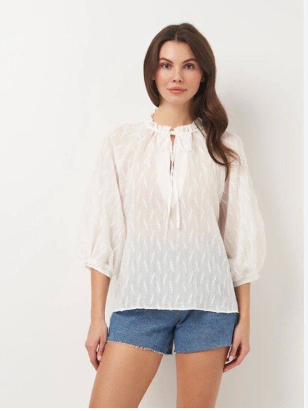 Zara Women Shirt Blouse Top L White Half Sleeve 3564/167 NWT